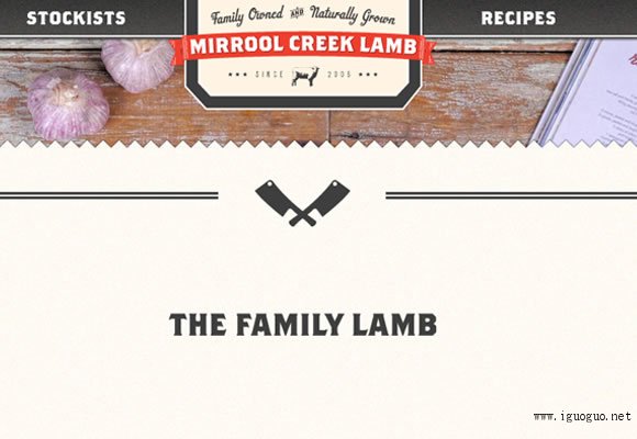 mirrool creek website design interface layout